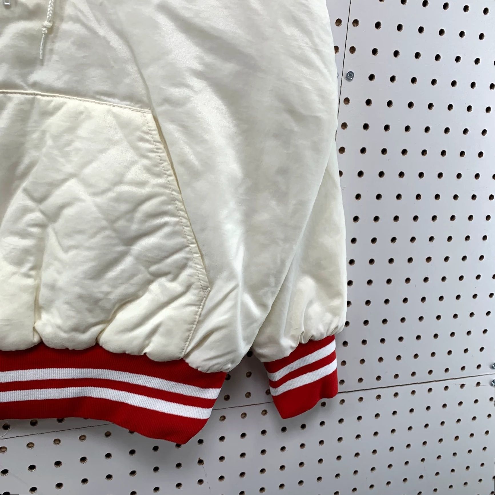 Vintage VINTAGE Game Jacket Mens Small Hooded Satin Pullover USA Red White 80s 90s Sportswear Size US S / EU 44-46 / 1 - 7 Thumbnail