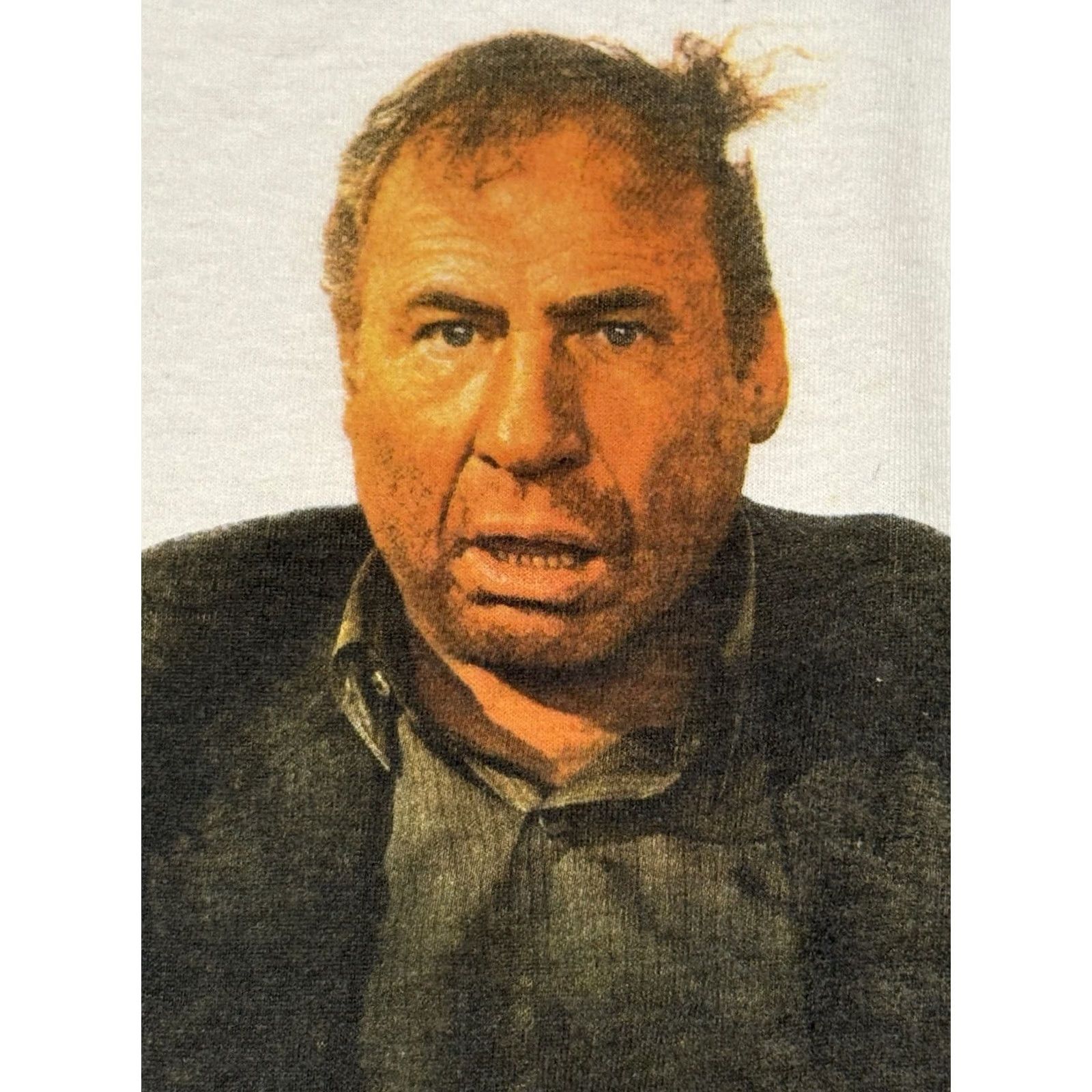 Hanes VINTAGE Mel Brooks Life Stinks Shirt L White 90s MGM Spaceballs Young Frankenstein Hanes Men T-Shirt Crew Neck Short Sleeve Graphic Print 1990s Size US L / EU 52-54 / 3 - 4 Thumbnail