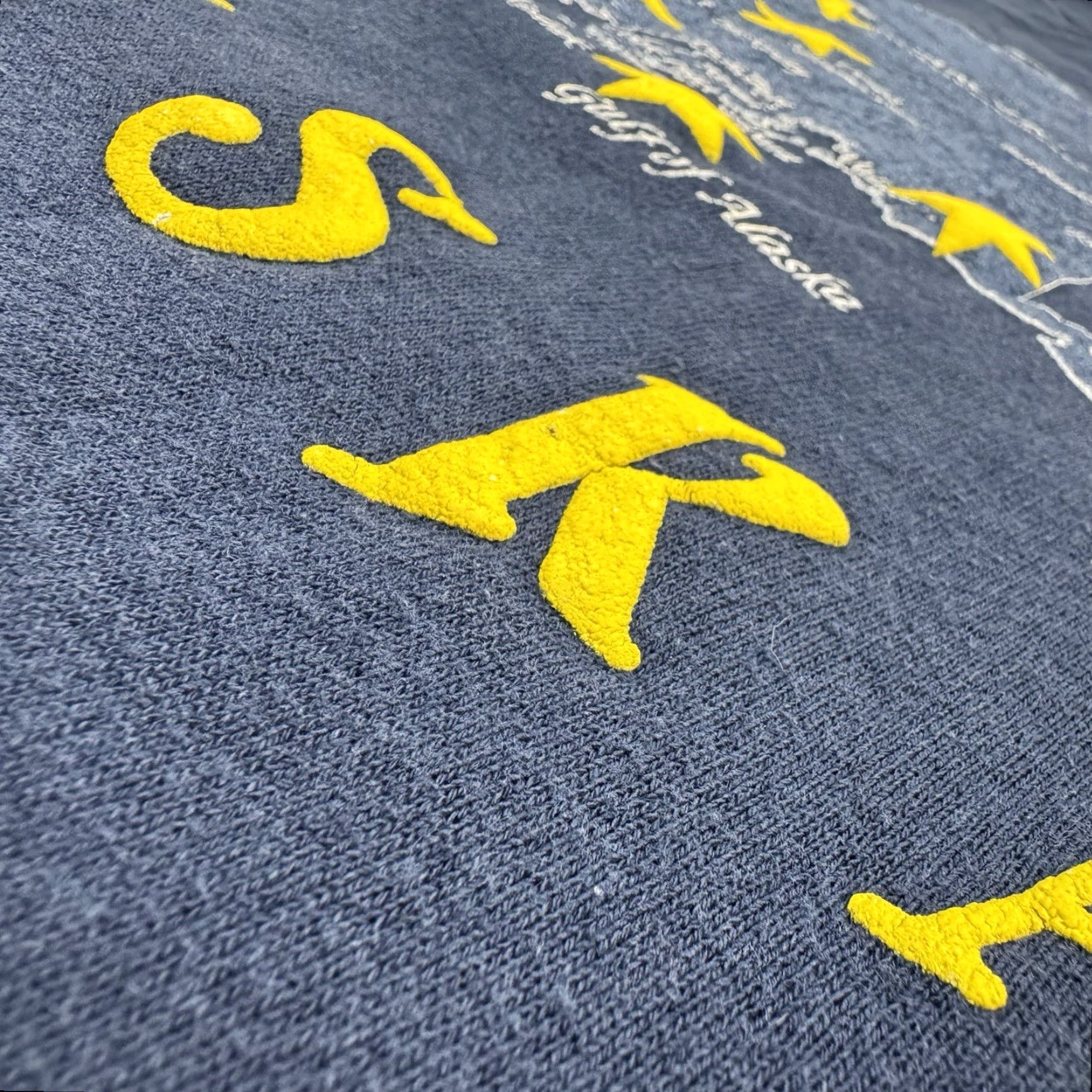 Fruit Of The Loom VINTAGE Fruit of the Loom Sweatshirt Men L Blue 90s USA Nature Constellation Crew Neck Pullover Size US L / EU 52-54 / 3 - 3 Thumbnail