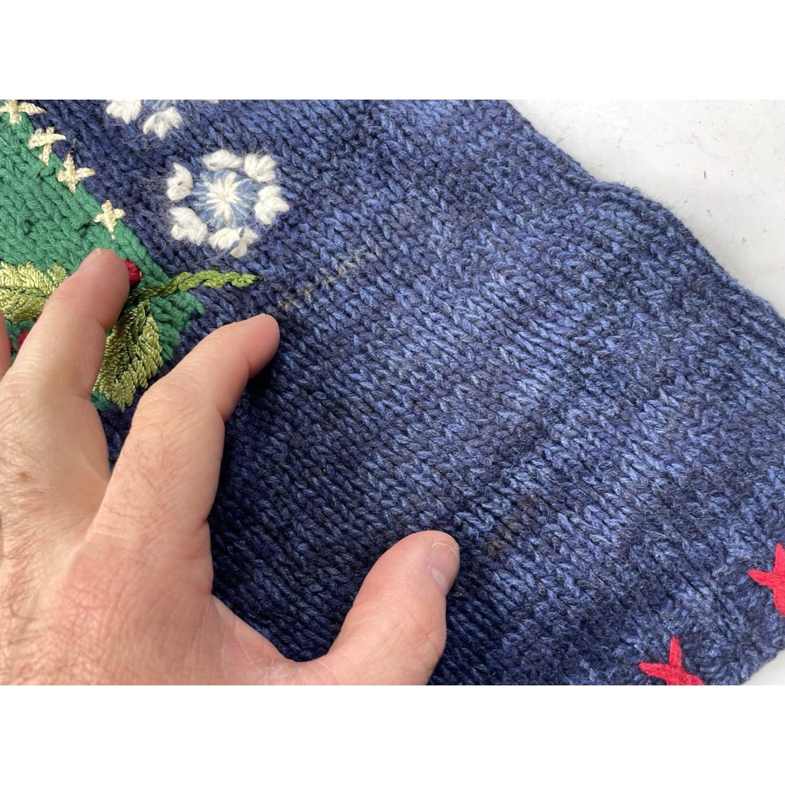 Vintage VINTAGE Tiara International Snowman Christmas Knit Sweater Womens Large L Blue Pullover Christmas Knit Sweater Men? Womens Size L / US 10 / IT 46 - 3 Thumbnail