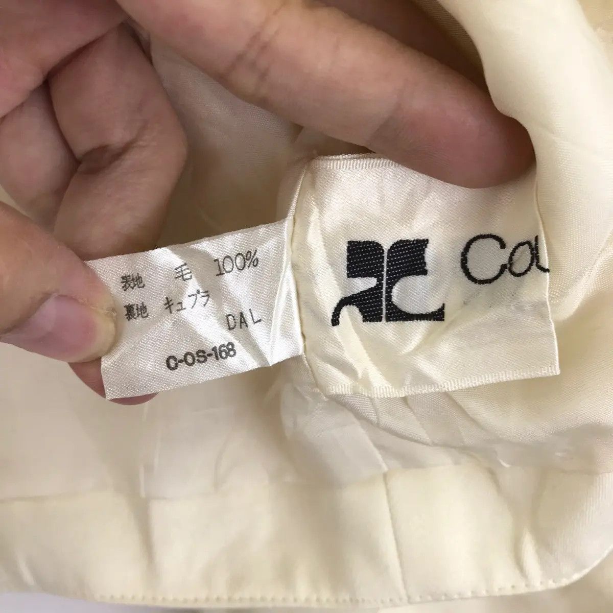 Courreges Vtg COURREGES PARIS Cropped Blazer Coat Jacket Size M / US 6-8 / IT 42-44 - 5 Thumbnail