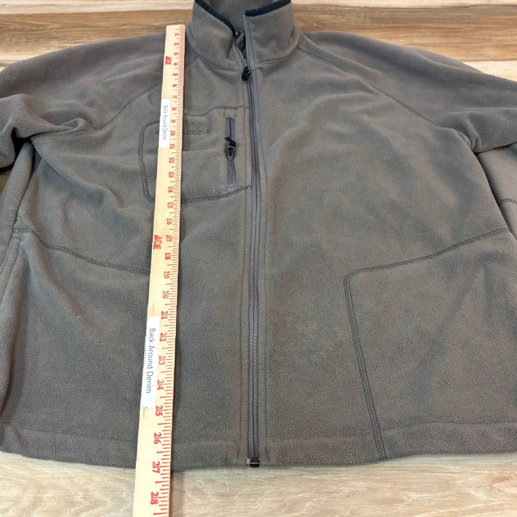 Vintage Columbia Mens Jacket Fleece Full Zip Brown Large Outdoor Hiking Windbreaker Pockets Zipper Premium Comfort Size US L / EU 52-54 / 3 - 4 Thumbnail