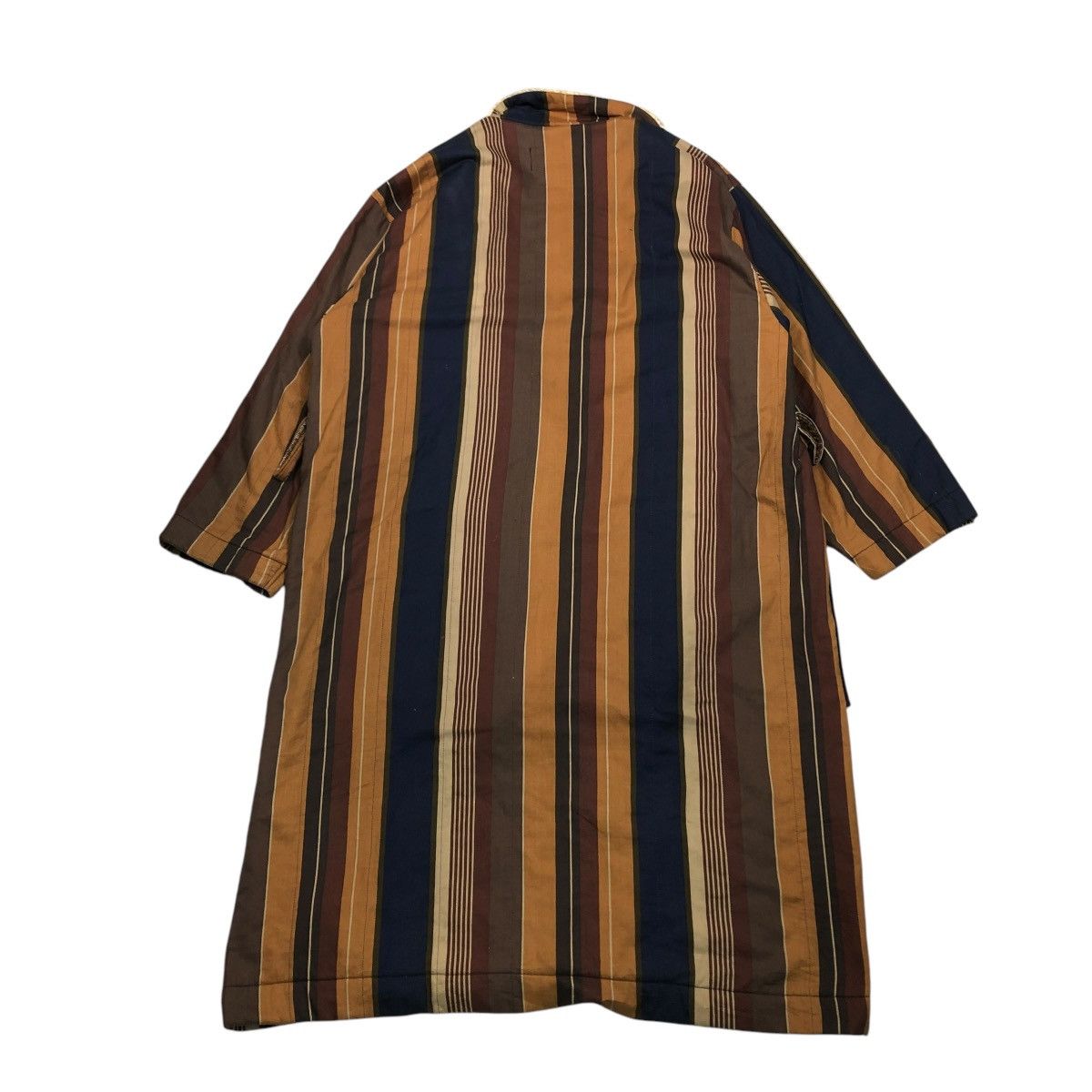 Japanese Brand 🔥VINTAGE LONG BATH ROBE JACKET KENZO STRIPED DESIGN BLANKET Size US M / EU 48-50 / 2 - 2 Thumbnail