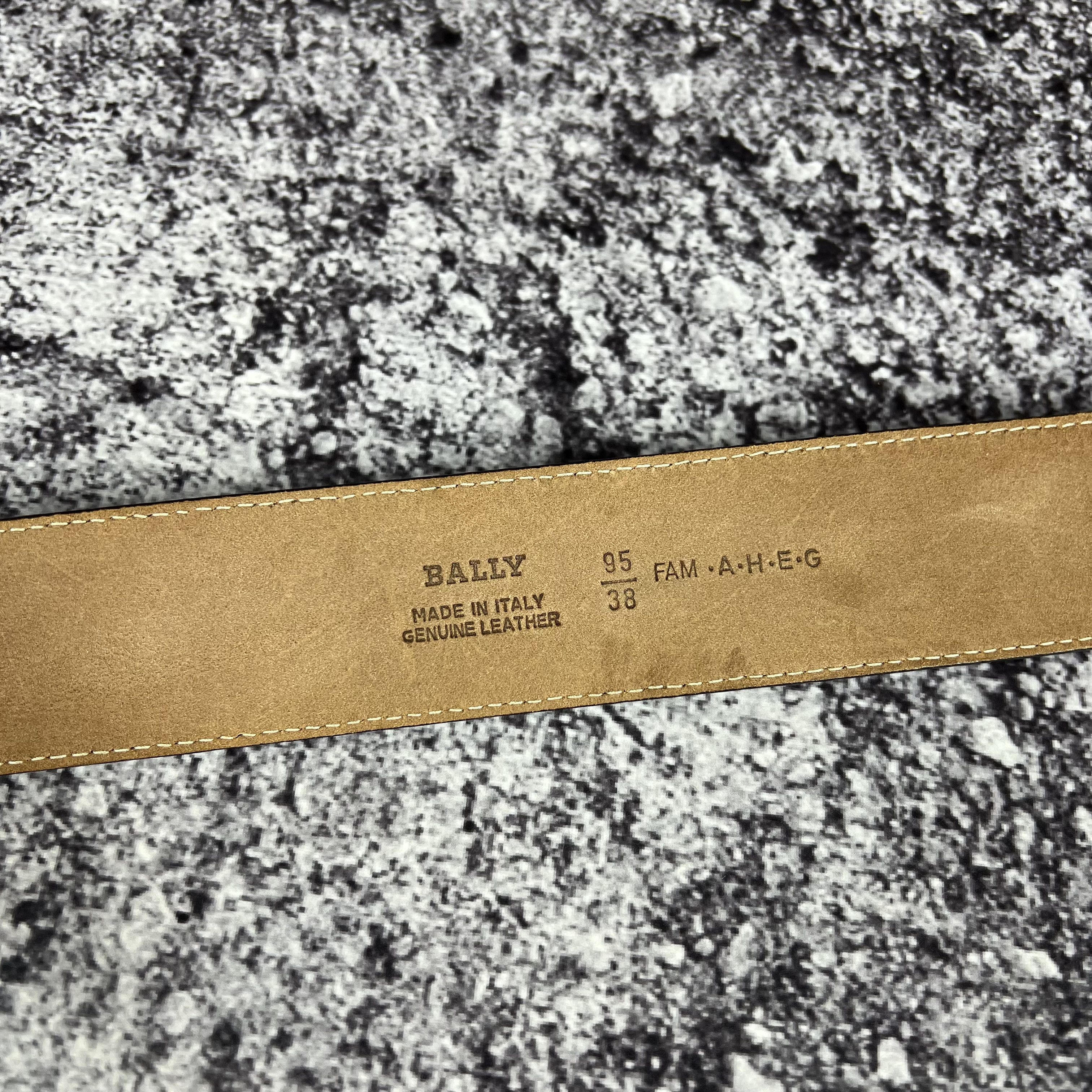 Bally Bally Belt Leather Italy Style Chrome Hearts Size 95 / 38 Size ONE SIZE - 8 Thumbnail