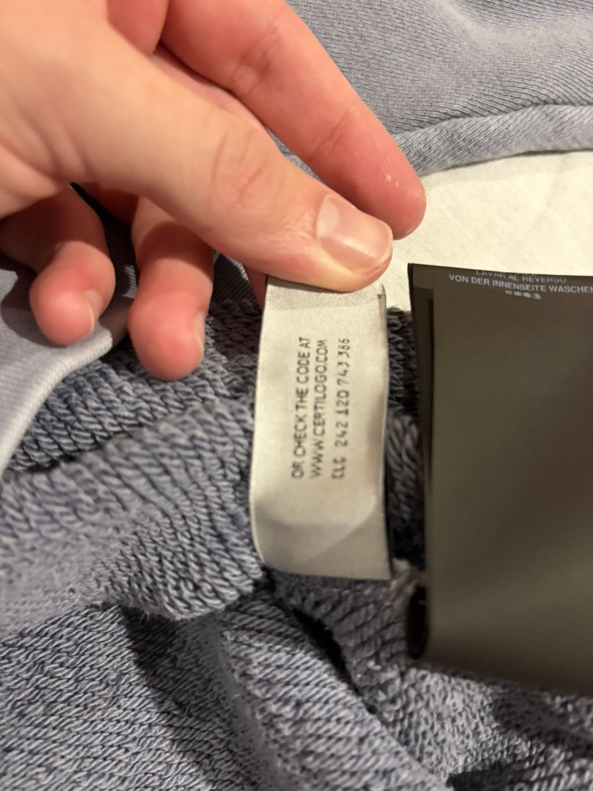 Palm Angels Palm Angels Grey Logo Crewneck Sweatshirt (Oversized Fit) Size US L / EU 52-54 / 3 - 12 Thumbnail