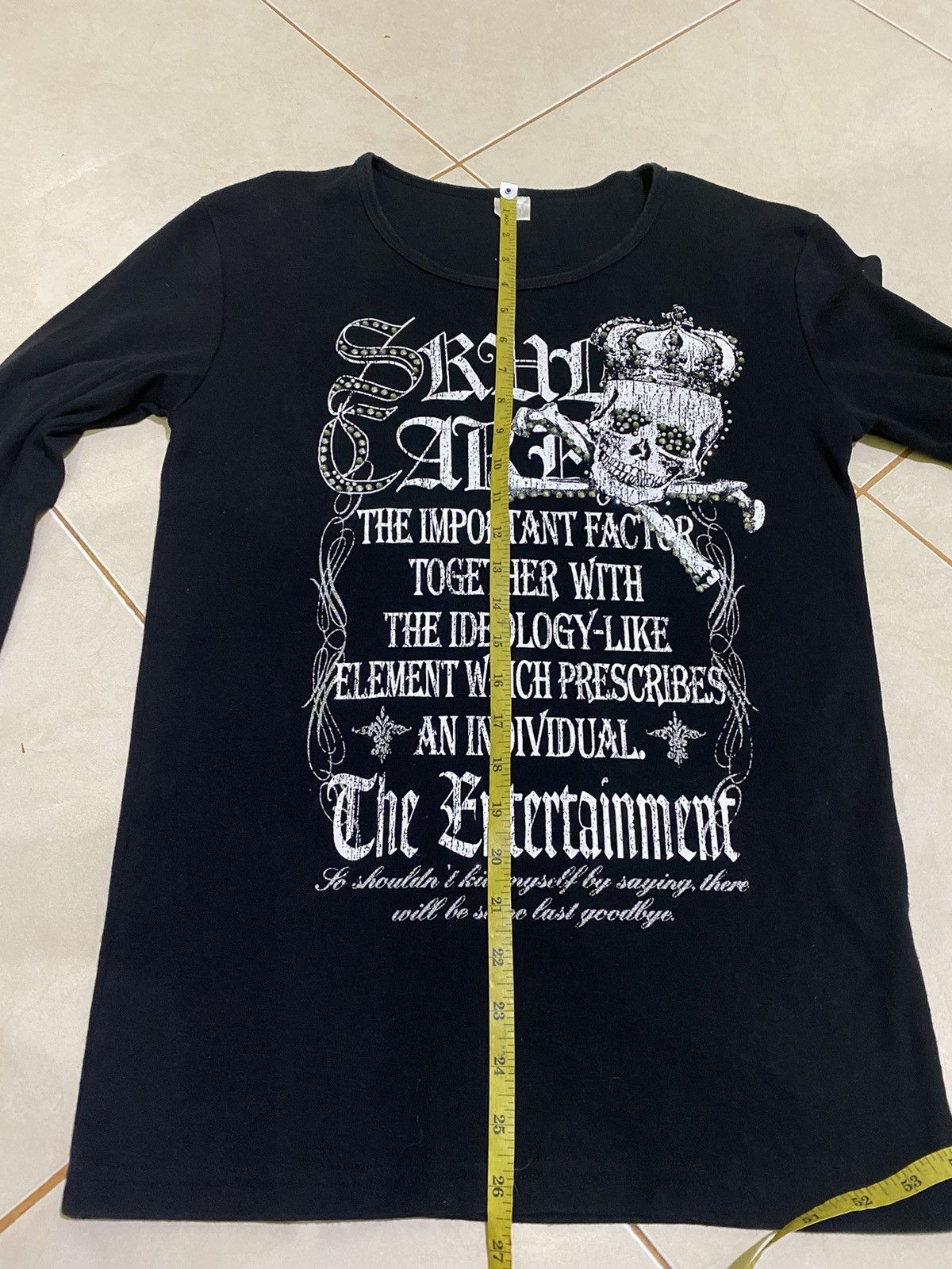 Hysteric Glamour Y2k Corn flake ifsixwasnine skull long sleeve Size US M / EU 48-50 / 2 - 8 Thumbnail