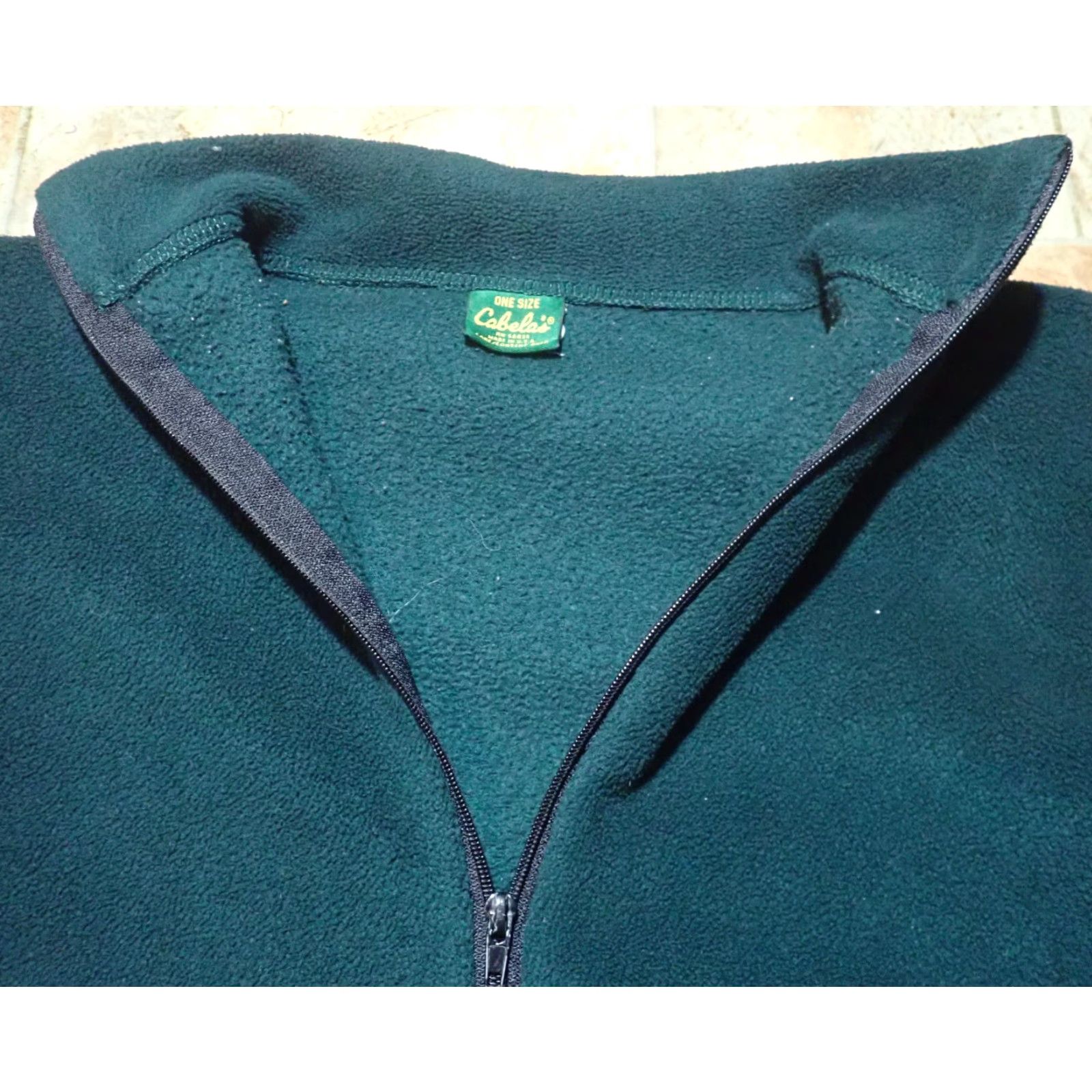 Vintage VINTAGE Cabela's Full Body Sleep Sack One Size Men's Green Fleece Pajama Zip Up Pocketed USA Made Size US M / EU 48-50 / 2 - 5 Thumbnail
