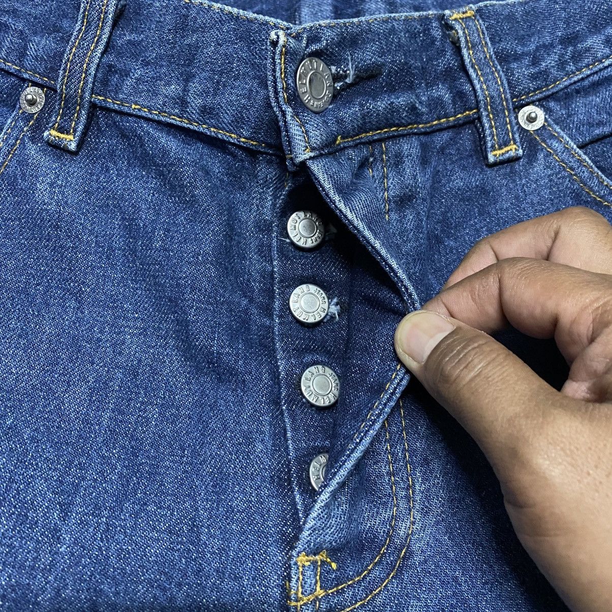 Helmut Lang Rare‼️🔥Vintage 1999 Helmut Lang Jeans Italian Classic Cut Size 32" / US 10 / IT 46 - 7 Thumbnail