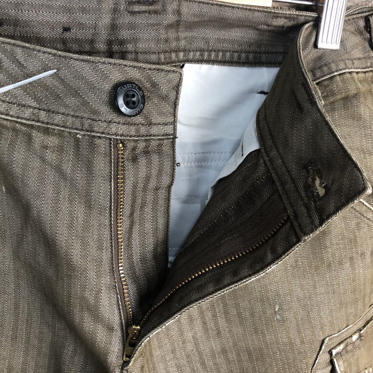 Japanese Brand DL Burtle Brown Cargo Multipocket Pants #C620 Size US 26 / EU 42 - 14 Thumbnail