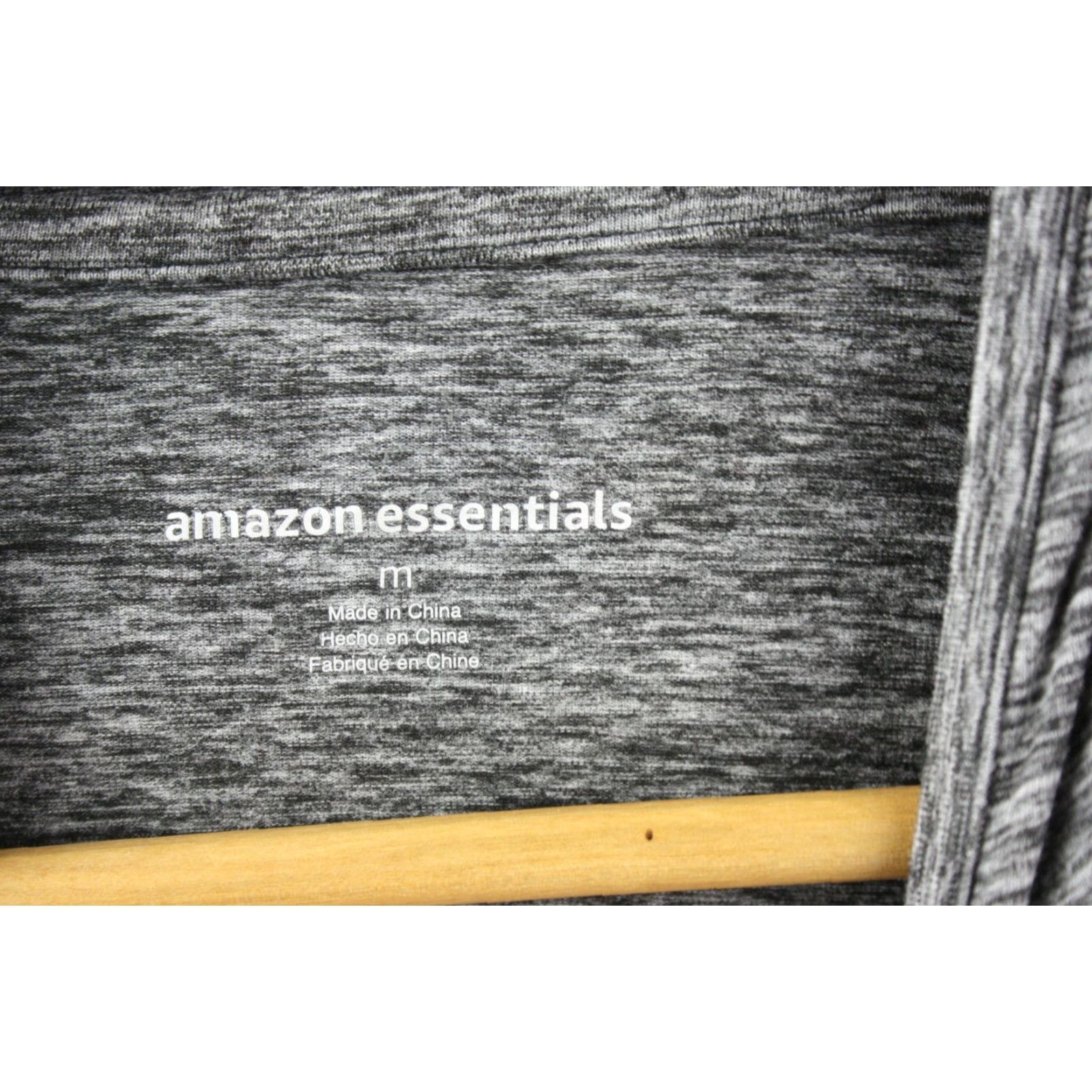 Essentials Essentials Women's Long Sleeve Utility Hoodie Shirt M Heather Gray Size M / US 6-8 / IT 42-44 - 4 Thumbnail