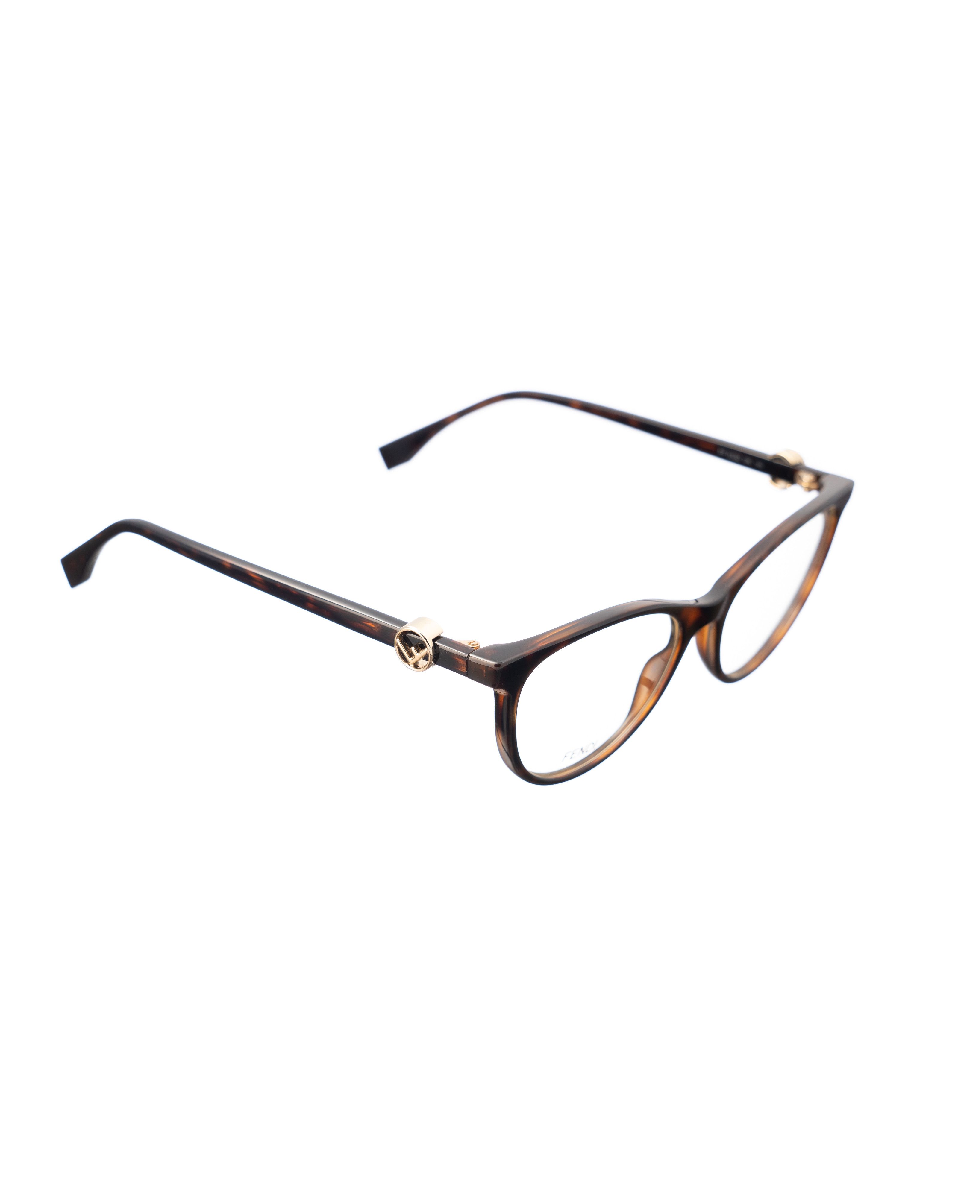 Fendi Fendi 00s Oversized Brown Cheetah Classic Glasses Size ONE SIZE - 2 Thumbnail