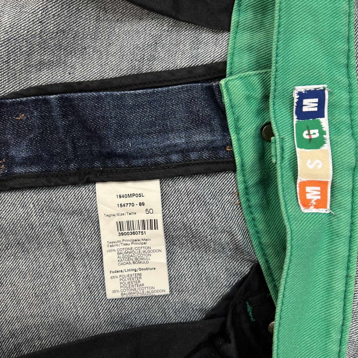 MSGM MSGM Color Block Jeans Made in Italy Size US 32 / EU 48 - 7 Thumbnail