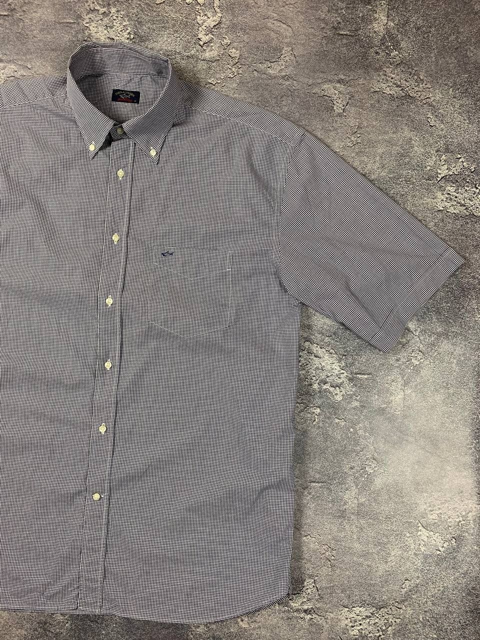 Paul & Shark Paul & Shark Men's Short Sleeve Checkered Shirt Yachting Size US XXL / EU 58 / 5 - 3 Thumbnail