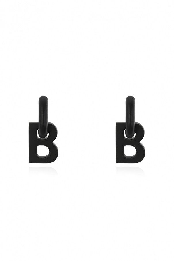 Balenciaga o1bcso1str1024 Size: OS / B Chain XS Earrings in Black Size ONE SIZE - 1 Thumbnail