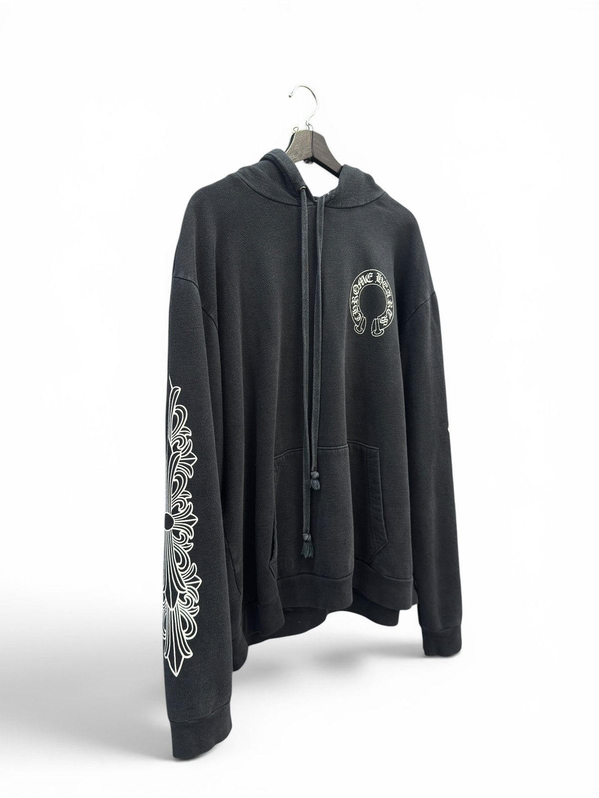 Chrome Hearts Chrome Hearts Floral Horseshoe Pullover Hoodie Size US L / EU 52-54 / 3 - 2 Thumbnail