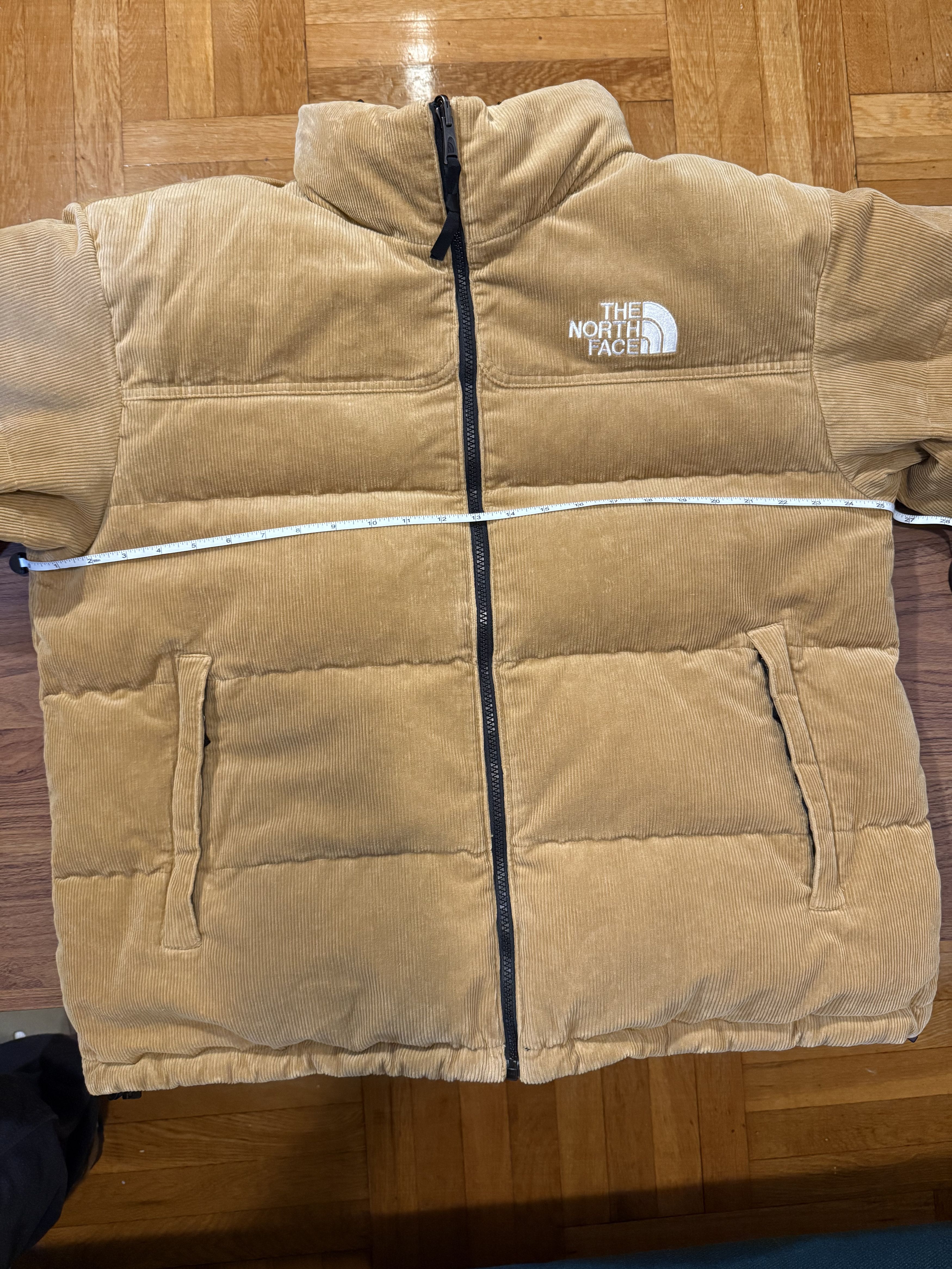 The North Face 92 Nuptse Reversible Corduroy Down Puffer Jacket Size US XL / EU 56 / 4 - 2 Thumbnail