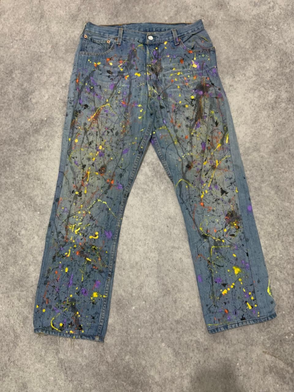 Levi's Vintage Clothing Vintage Levis 501 Spaltter Denim Jeans Size US 32 / EU 48 - 1 Thumbnail