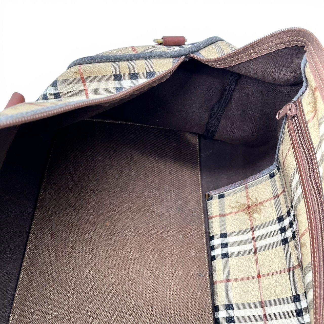 Burberry Vintage Burberrys Boston Bag Nova Check Size ONE SIZE - 8 Thumbnail