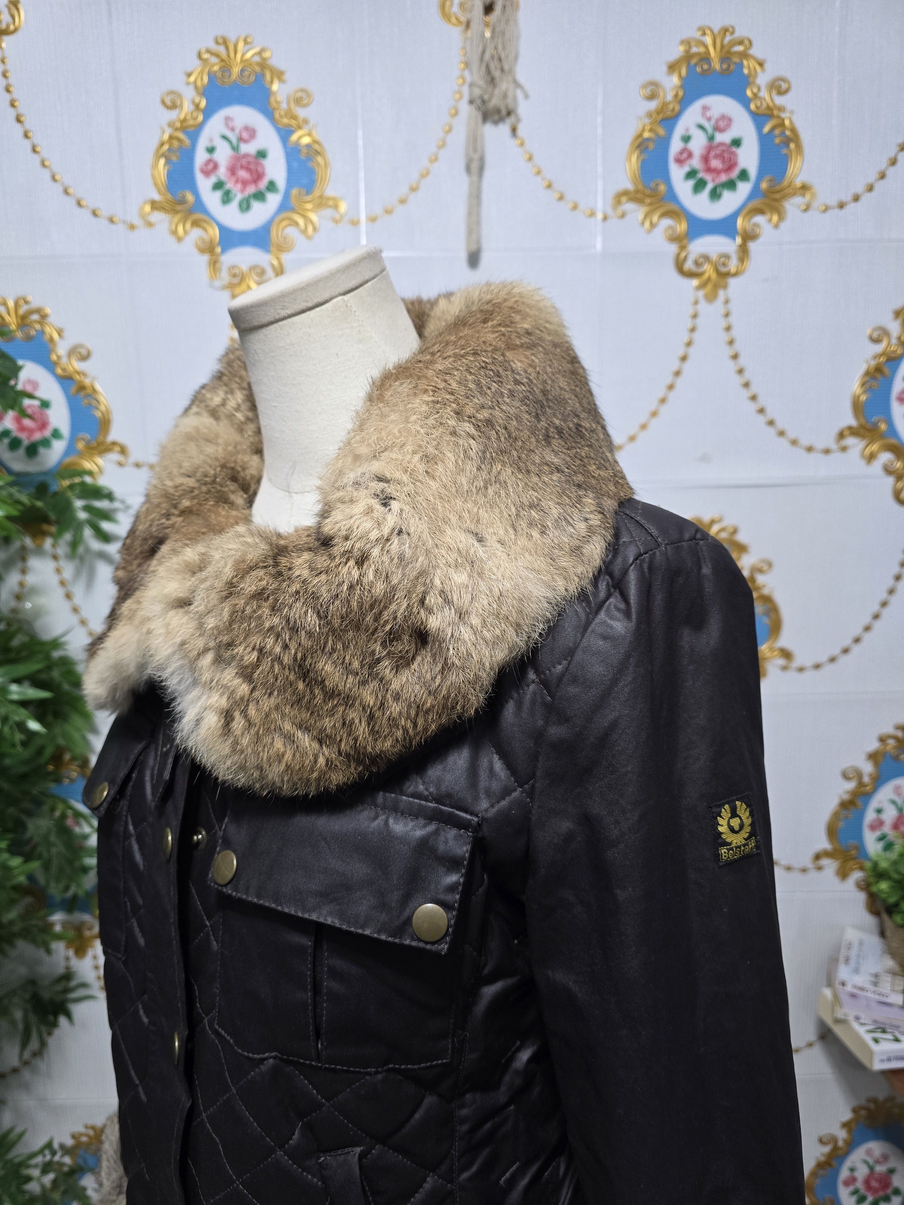 Belstaff Belstaff Gold Label quilted jacket ,wax cotton rabbit fur Size M / US 6-8 / IT 42-44 - 11 Thumbnail
