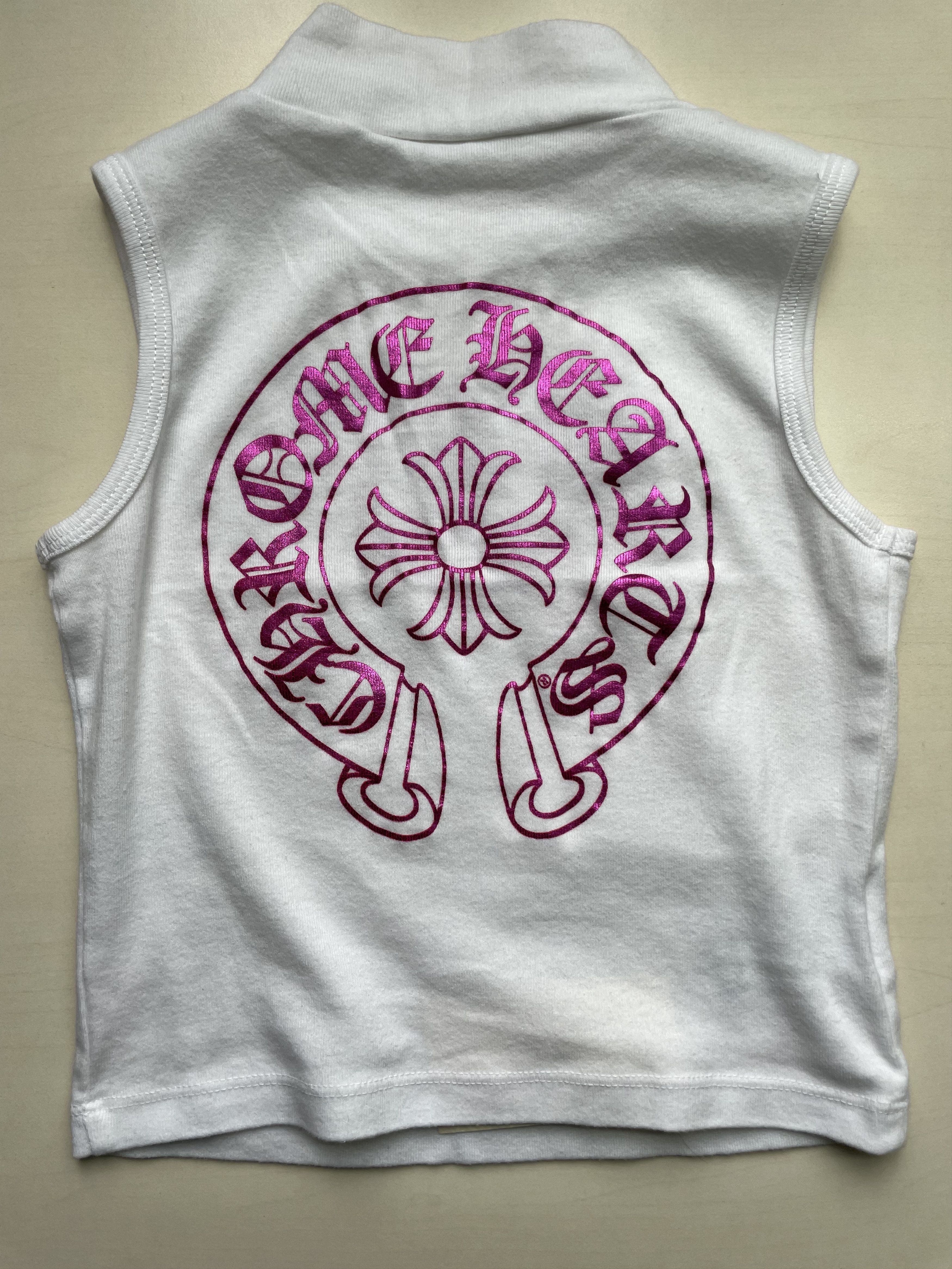 Chrome Hearts Chrome Hearts Deadly Doll Horseshoe White Tank Top Size S / US 4 / IT 40 - 5 Thumbnail