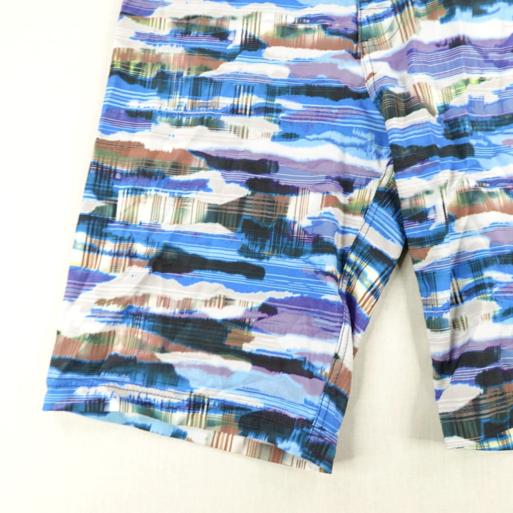 Prana Prana Board Shorts Mens 30 Blue Abstract Sediment Bathing Suit Swim Trunks Surf Size US 30 / EU 46 - 4 Thumbnail