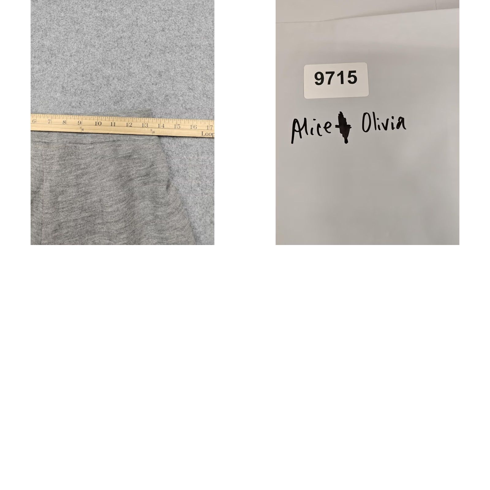 Alice + Olivia Alice + Olivia Pants Womens 0 Gray Wool Knit Jogger Lounge Cuffed Sweatpants Size 25" / US 0 / IT 36 - 8 Thumbnail