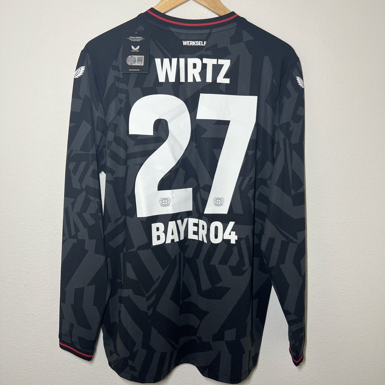 ウェア BAYER 04 WIRTZ 27 ウェア BAYER 04 WIRTZ 27 2022/23 Bayer Leverkusen Authentic Away
