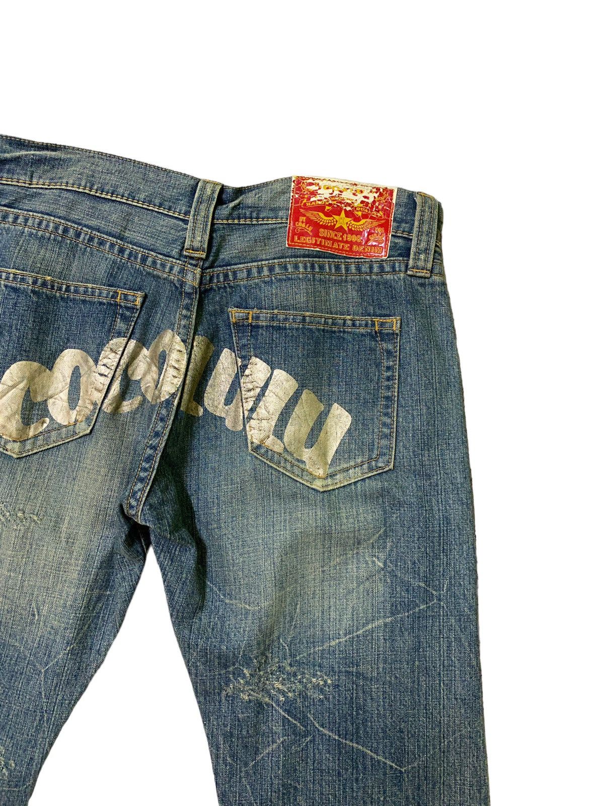 Japanese Brand × Vintage Vintage COCOLULU Big Logo Distressed Acid Wash Denim Size US 32 / EU 48 - 11 Thumbnail
