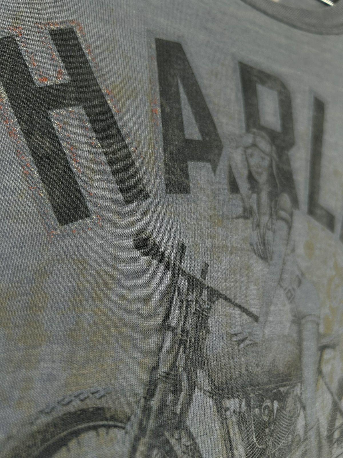 Vintage Vintage Harley Davidson Shirt Thrashed Fader West Coast Size US XL / EU 56 / 4 - 3 Thumbnail