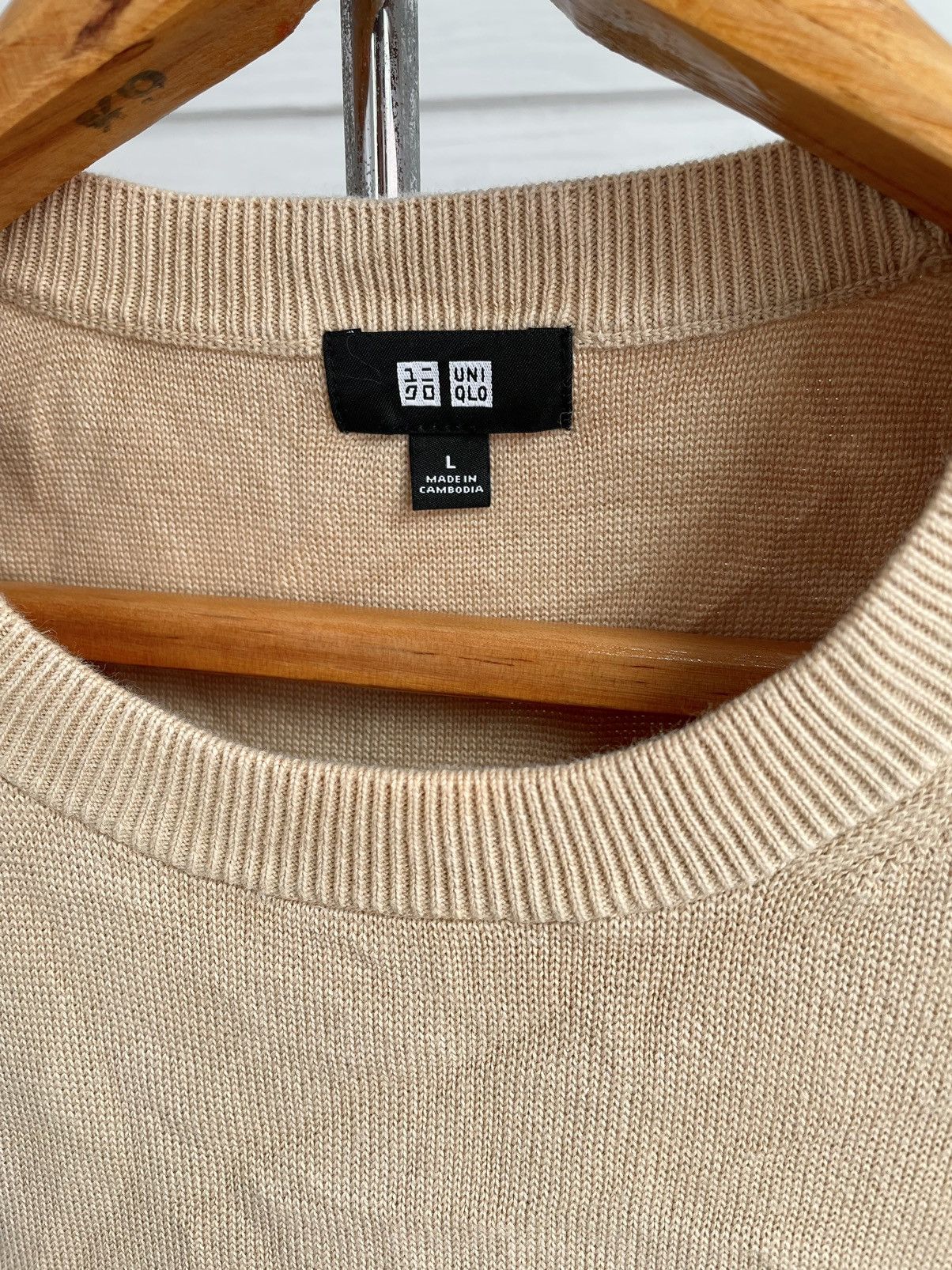 Japanese Brand × Uniqlo UNIQLO KHAKI SWEATSHIRT Size US M / EU 48-50 / 2 - 7 Thumbnail