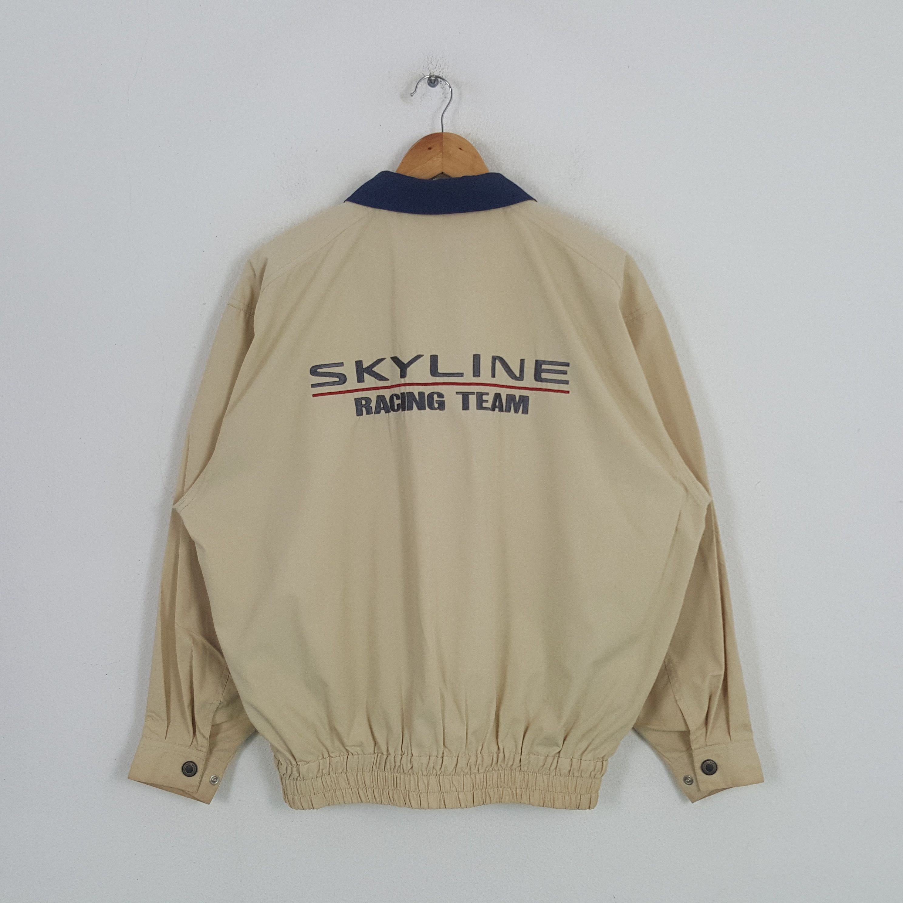 Japanese Brand × Vintage Vintage Nissan Skyline Racing Team Embroidery Work Jacket Size US XL / EU 56 / 4 - 1 Thumbnail