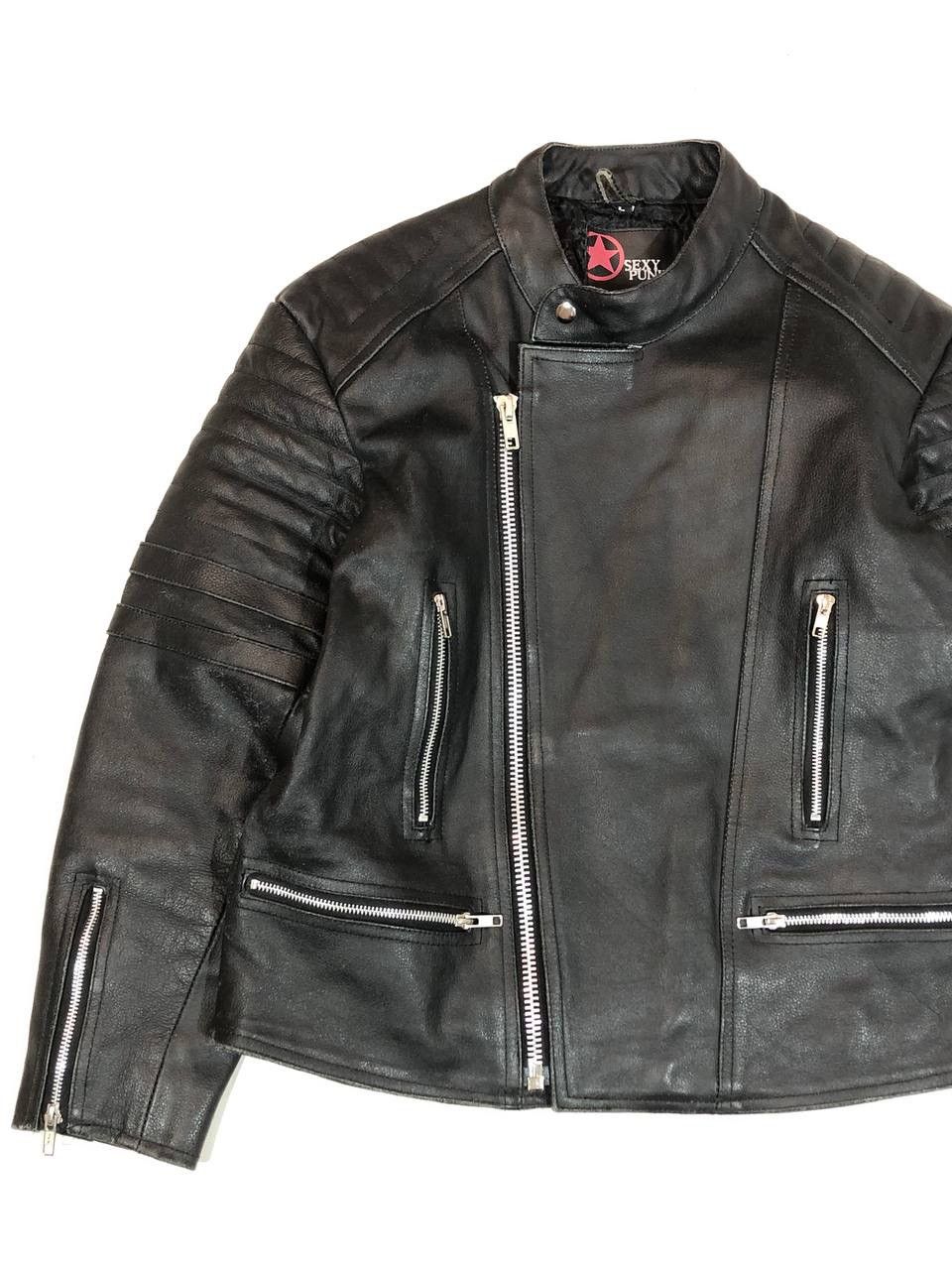 Other Sexy Punk Moto Leather Jacket Racing Size US L / EU 52-54 / 3 - 4 Thumbnail