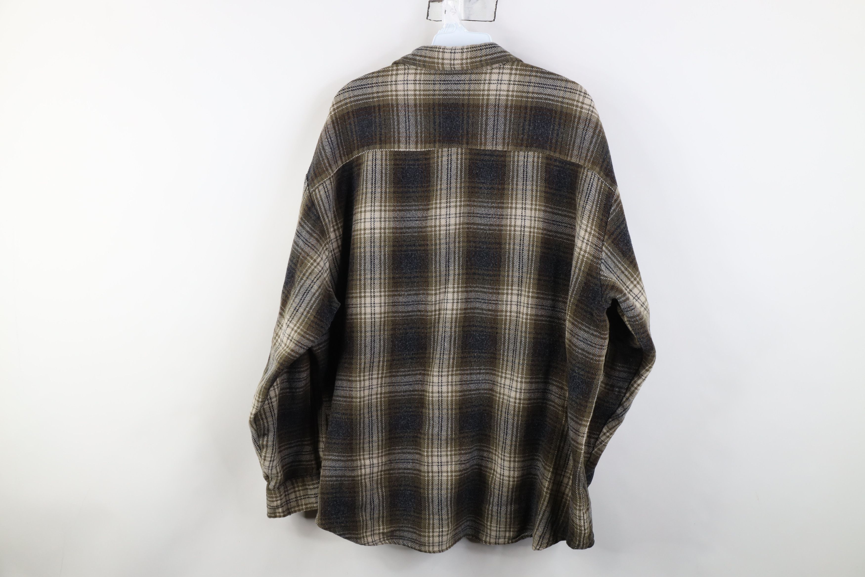 Vintage Vintage 90s Streetwear Button Shirt Plaid Earth Tone Size US XL / EU 56 / 4 - 9 Thumbnail