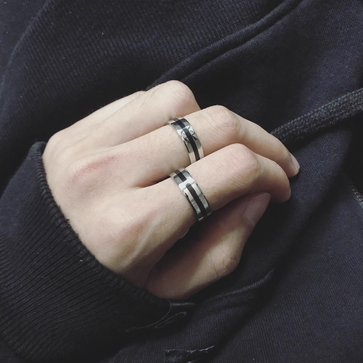 Jewelry New Design Jewelry Rings Open Size Chrome Ring (Size 7-13) Size ONE SIZE - 6 Thumbnail