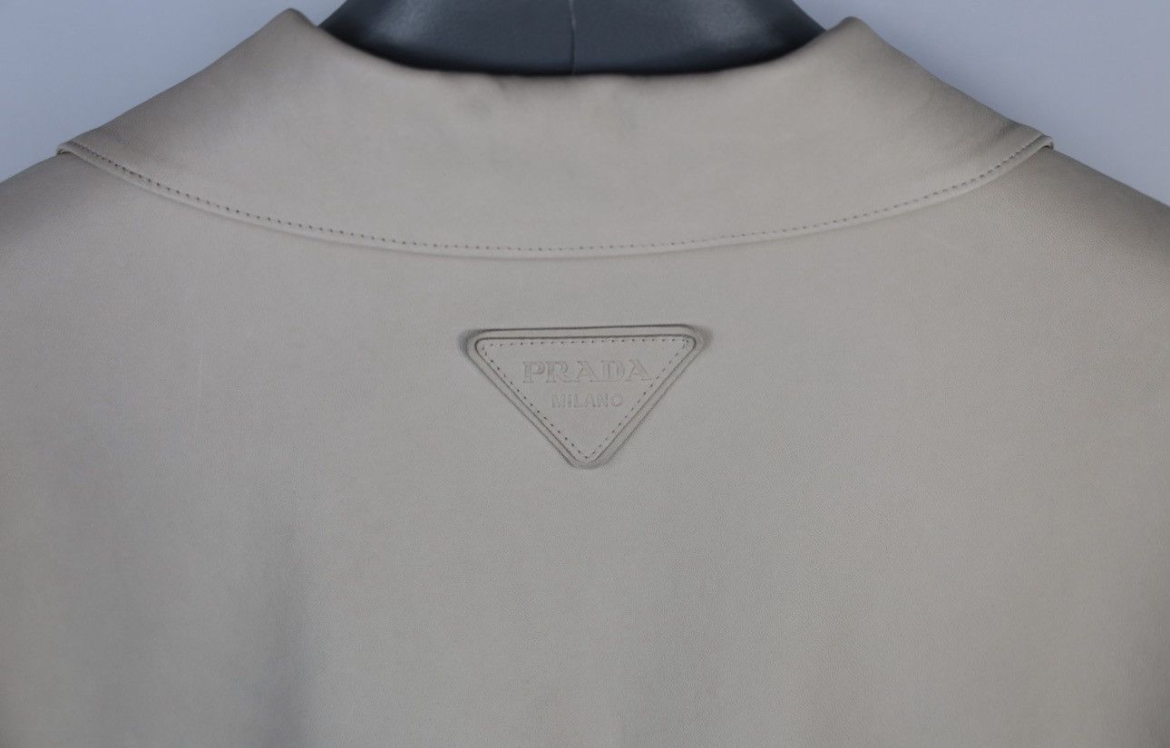 Prada PRADA CAMICIA LEATHER SHIRT Size US XL / EU 56 / 4 - 4 Thumbnail