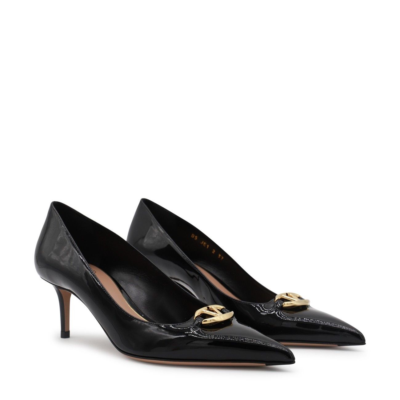 Valentino o1s22i1n0924 Vlogo Decollete Pumps in Black Size US 6 / IT 36 - 2 Thumbnail