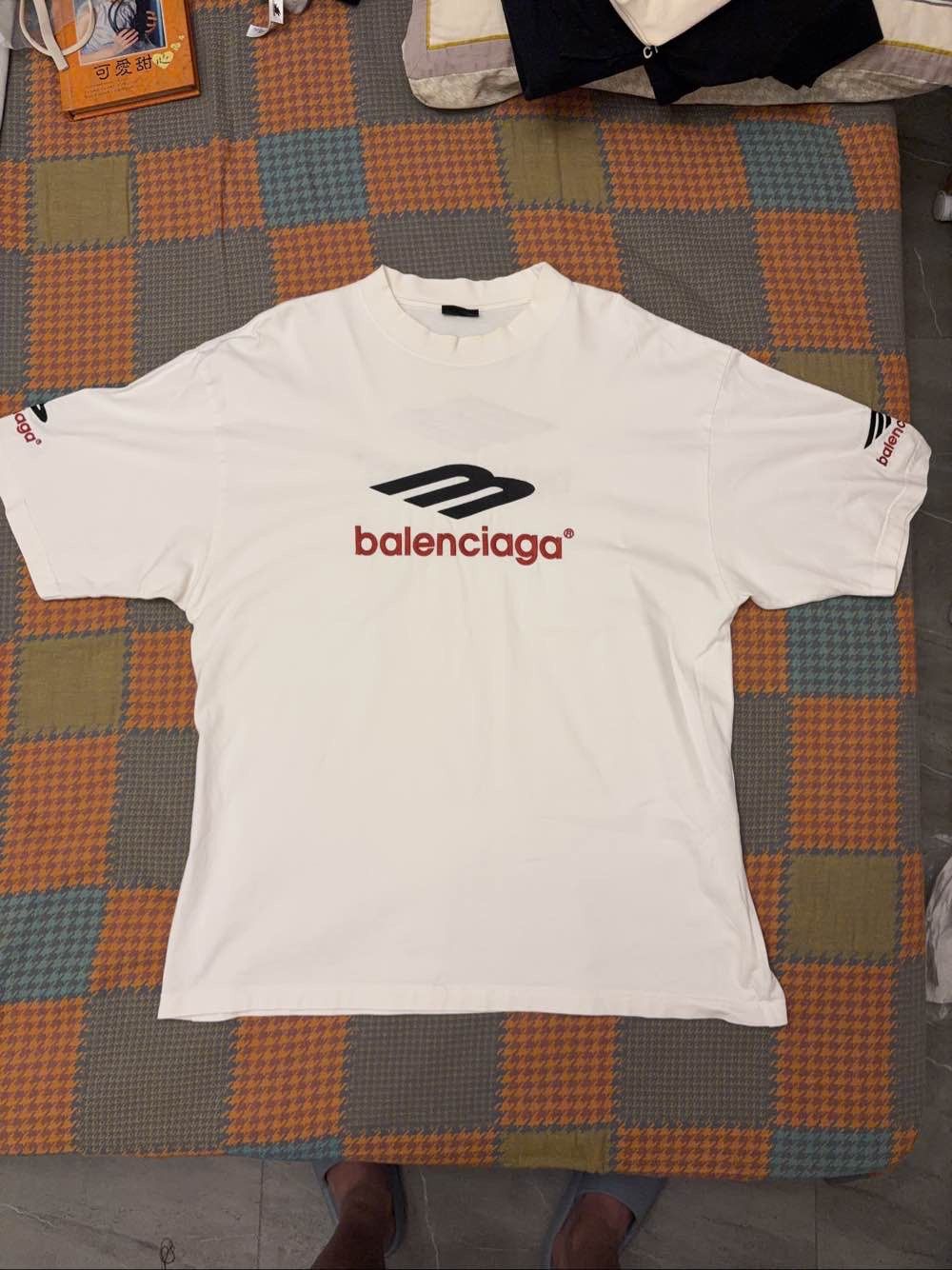Balenciaga Balenciaga 3B Sports Icon Logo T-Shirt White Size L Size US L / EU 52-54 / 3 - 1 Thumbnail