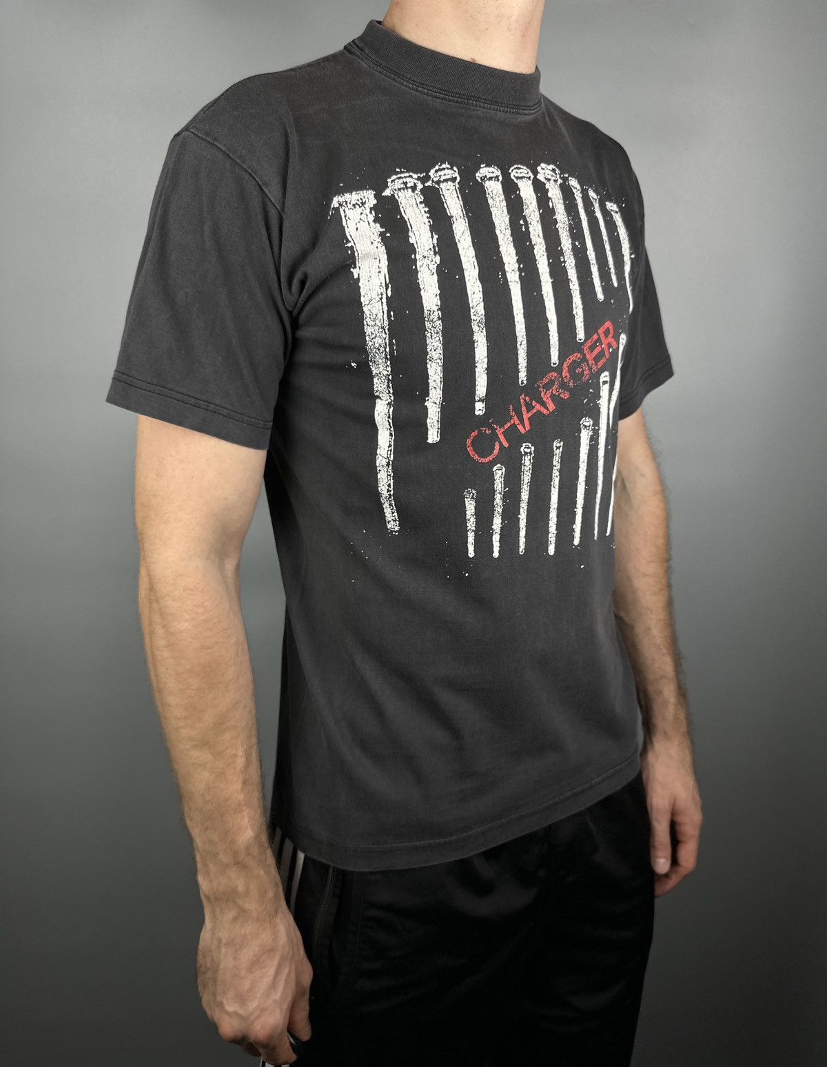 Band Tees 90s Vintage Charger Metal Nine Inch Nails Style T shirt Tee Size US M / EU 48-50 / 2 - 11 Thumbnail