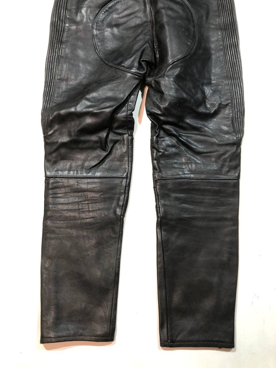 Leather ATLAS Vintage Rare Moto Biker Leather Pants Size US 31 - 9 Thumbnail