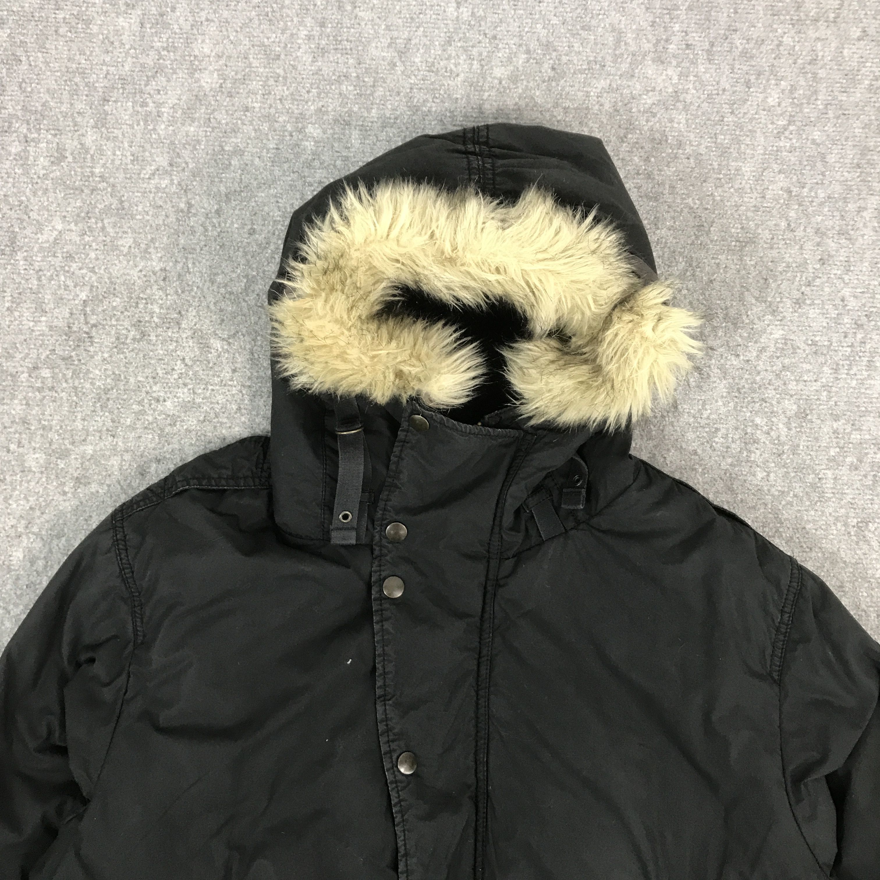 Japanese Brand × Uniqlo FUR HOODIE UNIQLO JACKET Size US XL / EU 56 / 4 - 3 Thumbnail