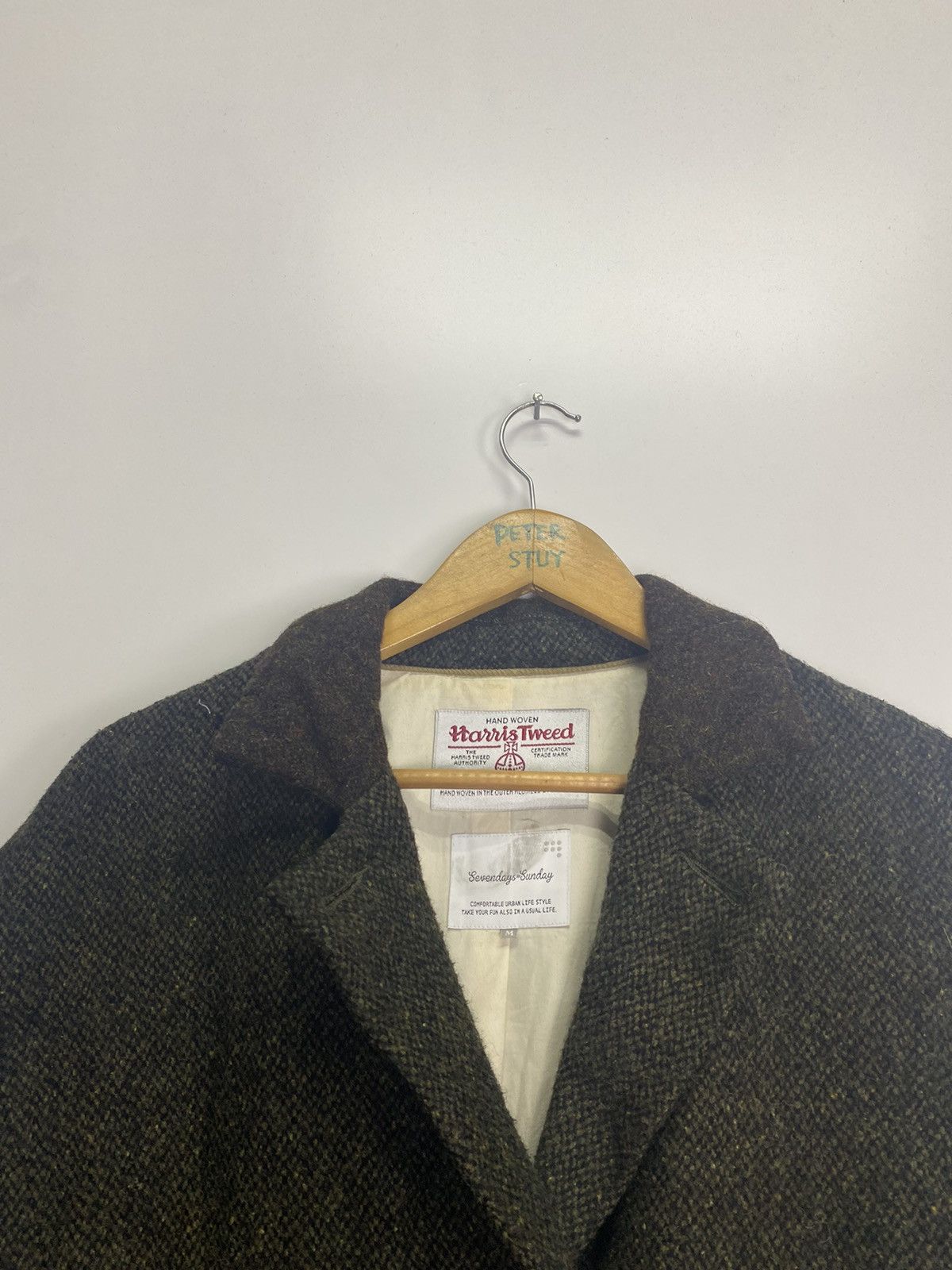 Harris Tweed × Vintage Vintage Hand Woven Harris Tweed Jacket Size US M / EU 48-50 / 2 - 7 Thumbnail