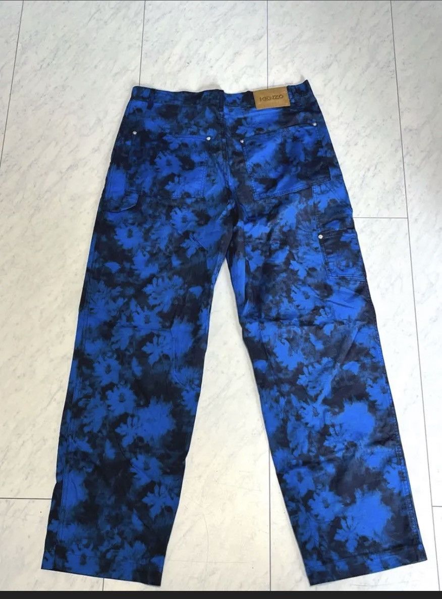 Kenzo Kenzo Ghost Flower Tie-Dye Pants Size US 31 - 3 Thumbnail