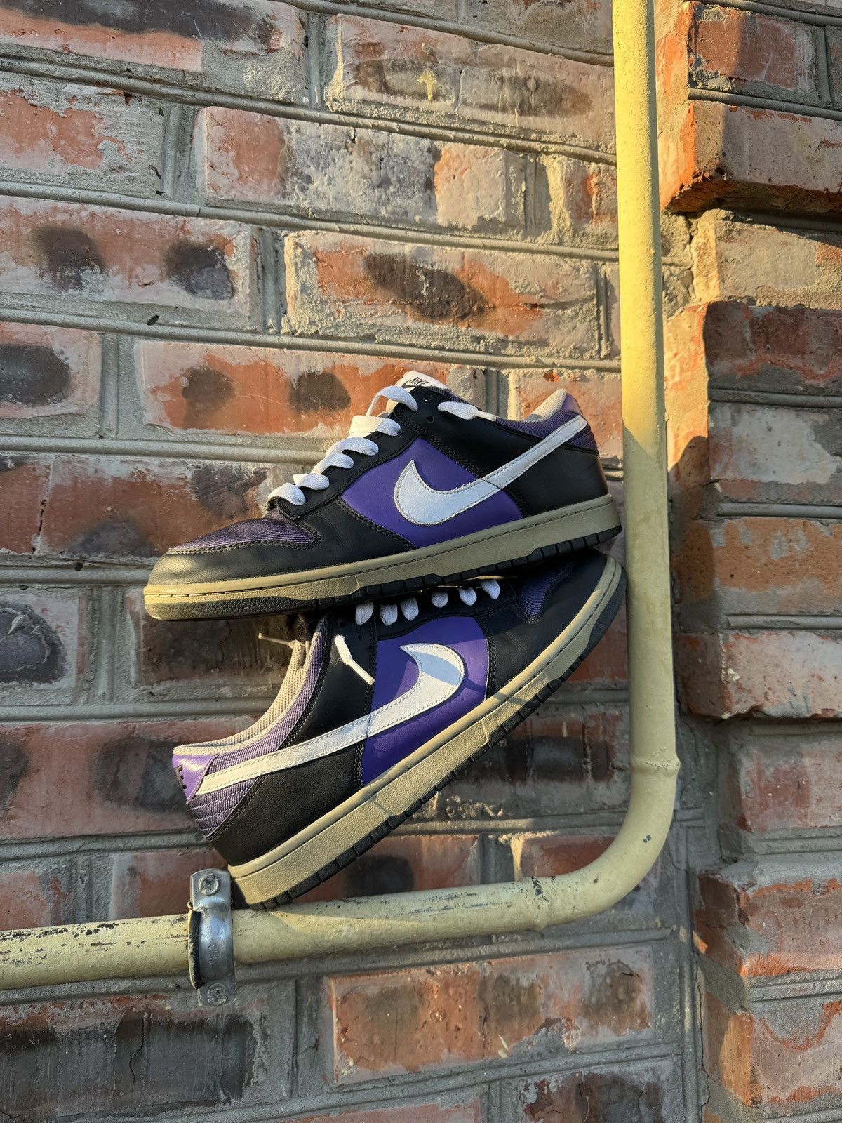 Nike × Vintage VINTAGE 2009 NIKE DUNK LOW VARSITY PURPLE RARE SHOES Size US 11 / EU 44 - 1 Thumbnail