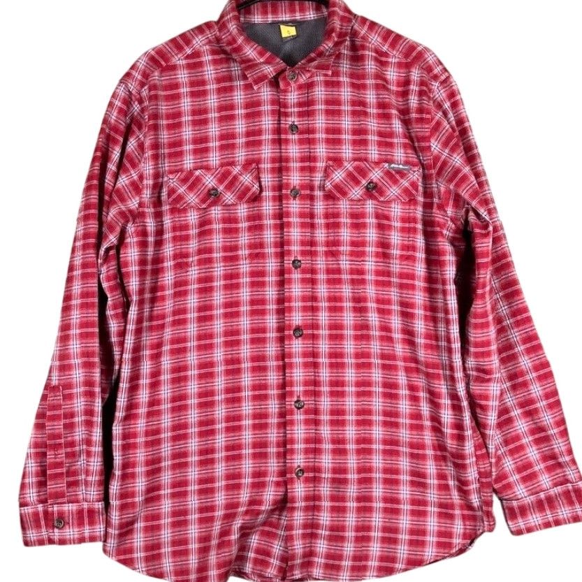 Eddie Bauer Eddie Bauer Mens Shirt Red Plaid Travex Collared Button Down Long Sleeve Large Size US L / EU 52-54 / 3 - 2 Thumbnail