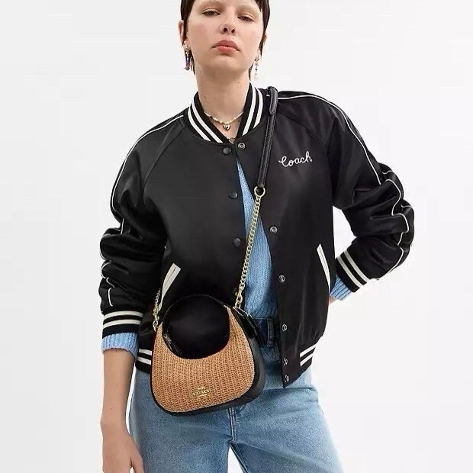 Coach NWT Coach Carmen Mini Crossbody Bag CAL02 Toast/Black Size ONE SIZE - 9 Thumbnail