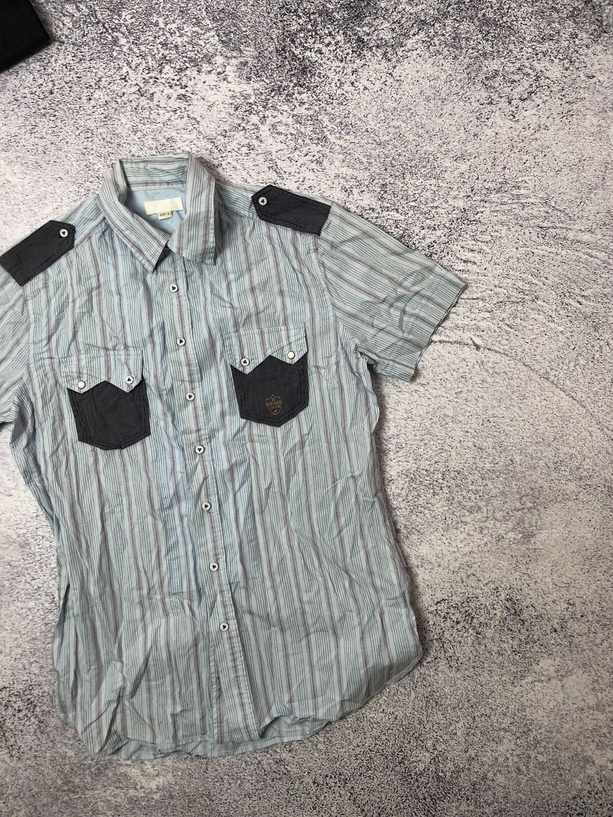 Diesel Rare shirt diesel size L y2k vintage Size US L / EU 52-54 / 3 - 3 Thumbnail