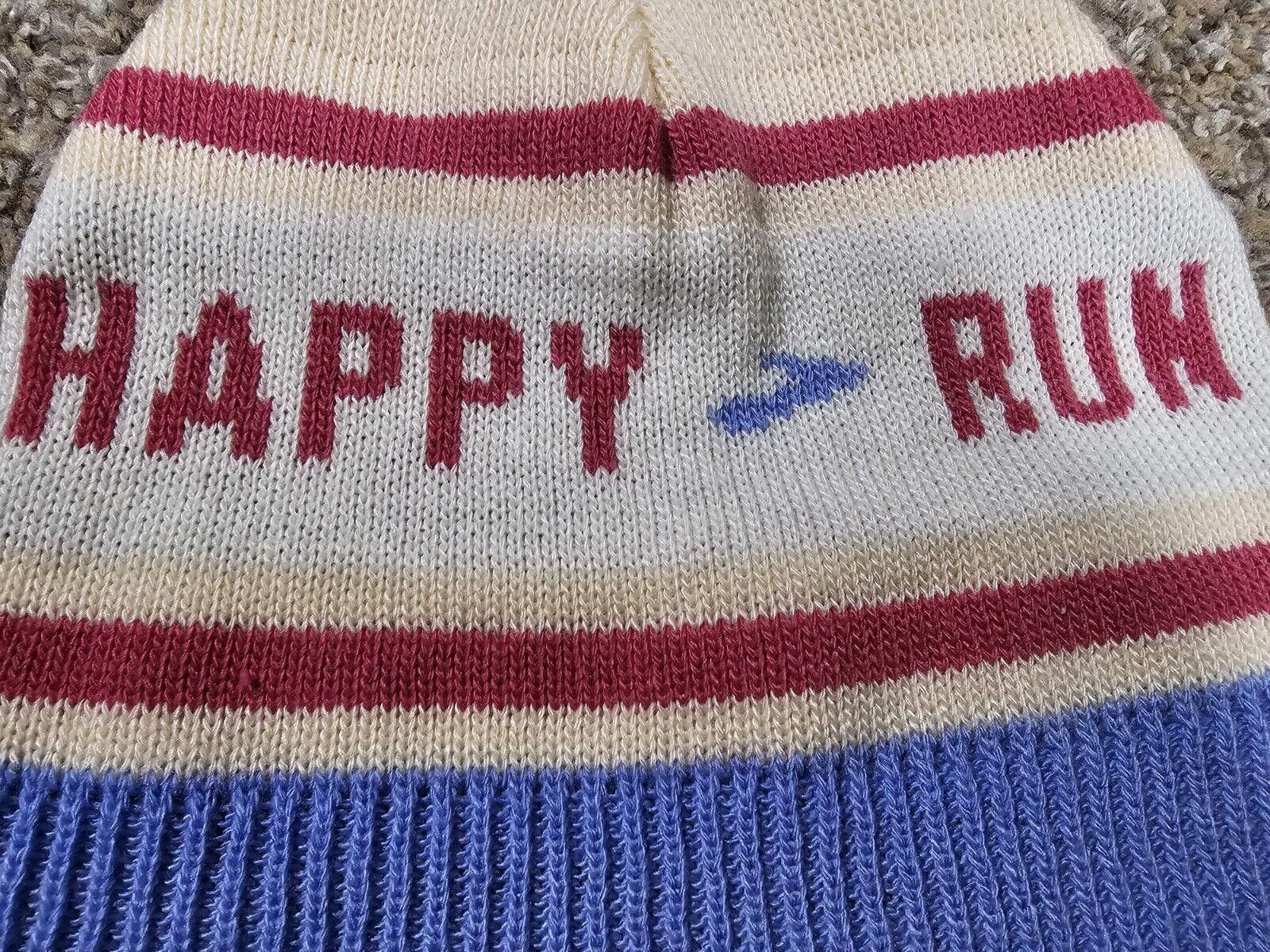 Designer Brooks #280476 Run Happy Unisex Hat Pom Pom Beanie OSFA Size ONE SIZE - 3 Thumbnail