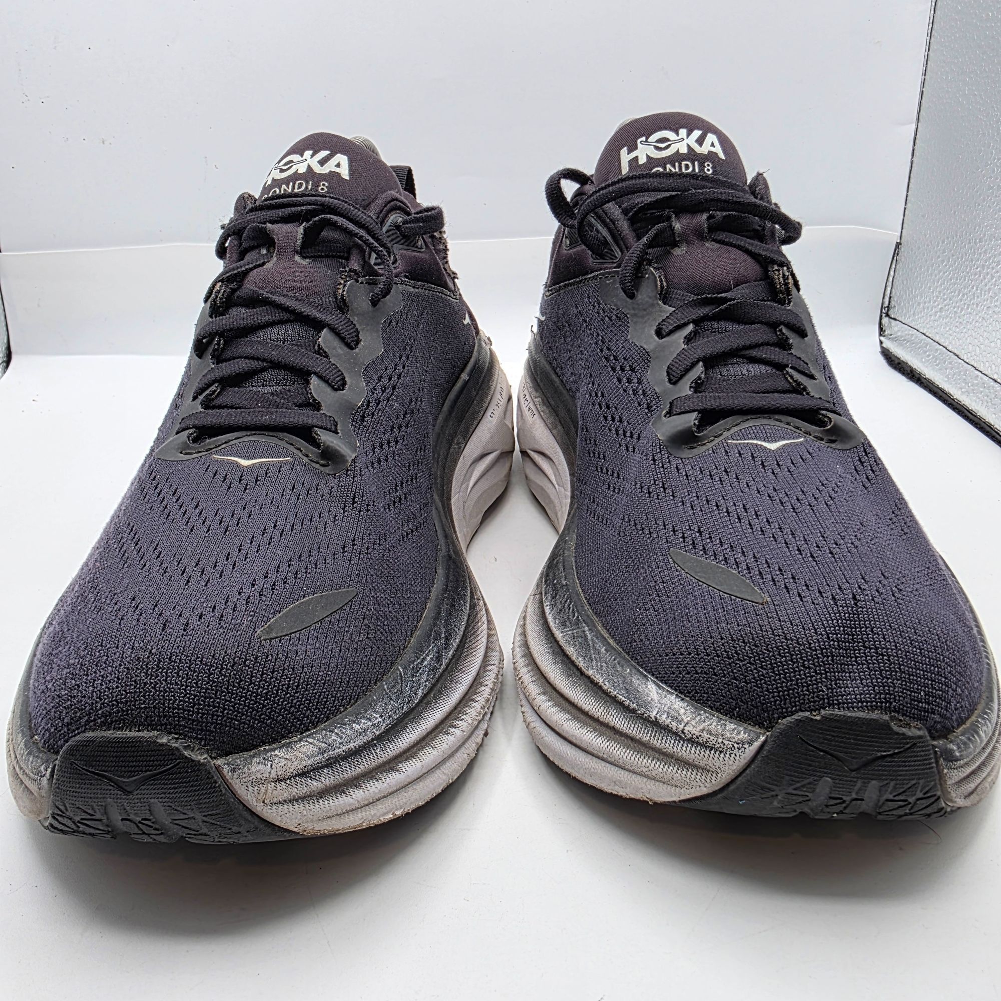 Hoka Hoka One One Bondi 8 Mens Wide Size 9 Black Running Shoes At Size US 9 / EU 42 - 14 Thumbnail
