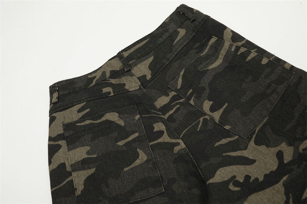 Japanese Brand American retro machete camouflage men cargo casual trousers Size US 32 / EU 48 - 4 Thumbnail
