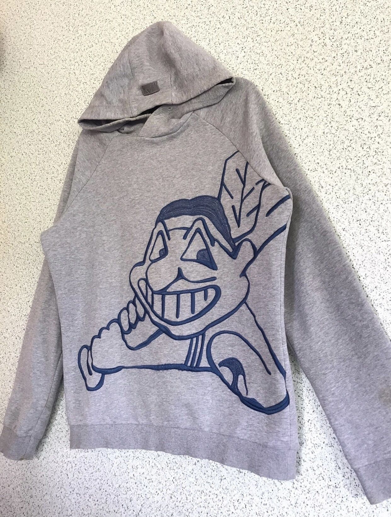 MLB × Vintage STEAL💥 MLB Red Indian Baseball VTG Hoddie 🔥 Size US L / EU 52-54 / 3 - 2 Thumbnail